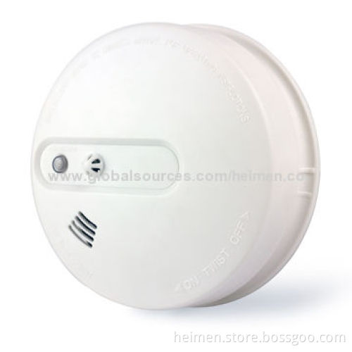 DC9V Battery Operated Independend smoke and heat alarm ,photoelectric sensor detect